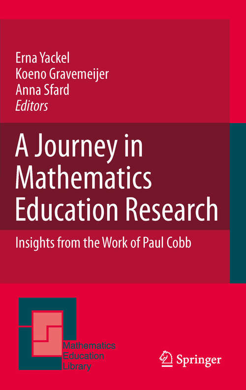 Book cover of A Journey in Mathematics Education Research