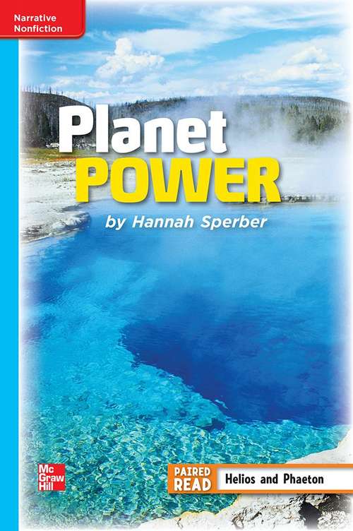 Book cover of Planet Power [On Level, Grade 4]