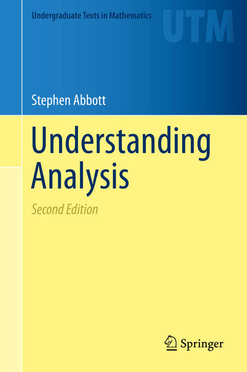Book cover of Understanding Analysis