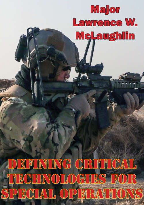 Book cover of Defining Critical Technologies For Special Operations
