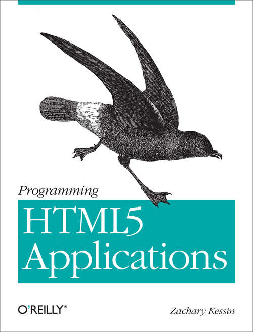 Book cover of Programming HTML5 Applications