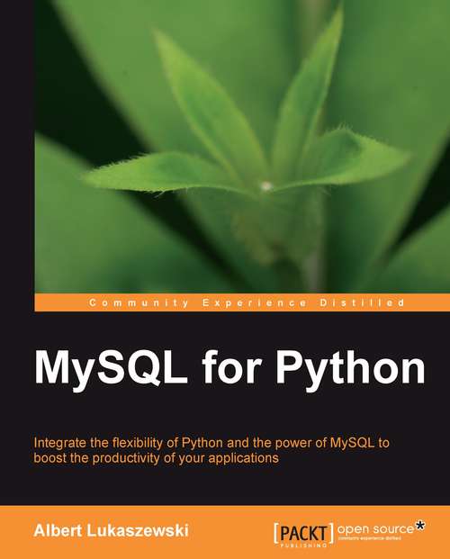 Book cover of MySQL for Python