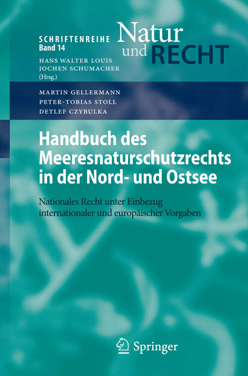 Handbuch des Meeresnaturschutzrechts in der Nord- und Ostsee