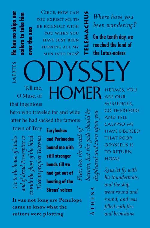 Odyssey: Rendered Into English Prose For The Use Of Those Who Cannot Read The Original (Wordsworth Classics)