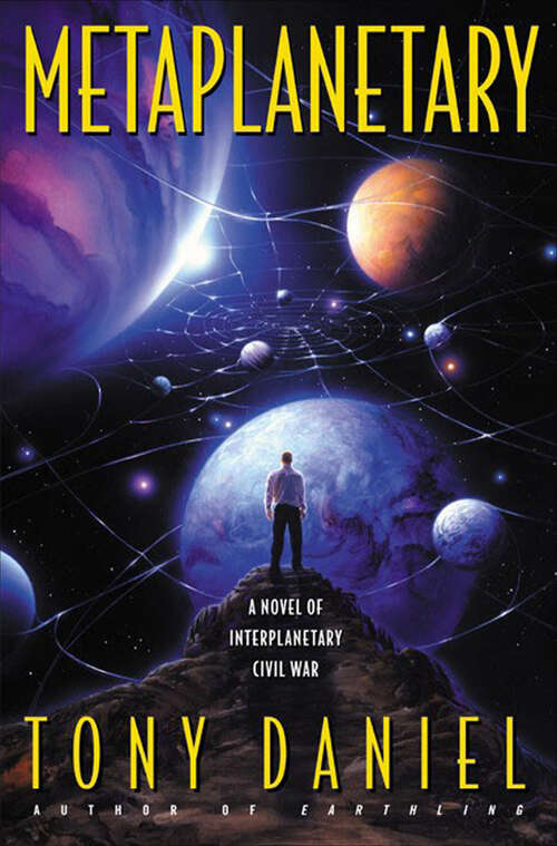 Book cover of Metaplanetary: A Novel of Interplanetary Civil War