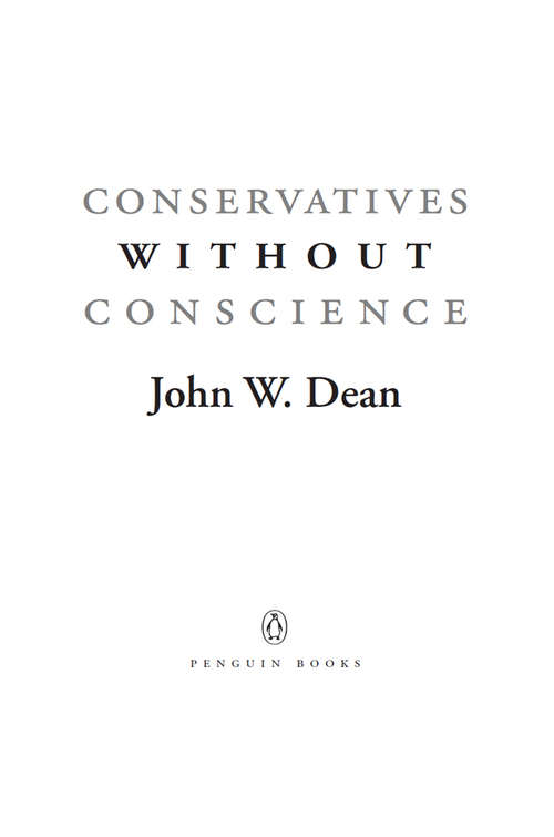 Book cover of Conservatives Without Conscience