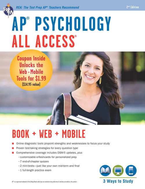 Book cover of AP® Psychology All Access Book + Online + Mobile (Advanced Placement (AP) All Access)