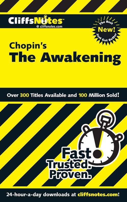 Book cover of CliffsNotes on Chopin's The Awakening