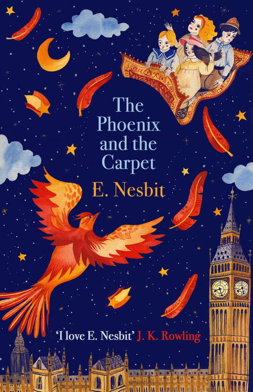 Book cover of The Phoenix and the Carpet: Large Print (Psammead Trilogy #2)