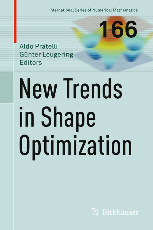 Book cover of New Trends in Shape Optimization