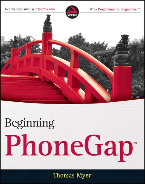 Book cover of Beginning PhoneGap