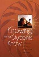 Book cover of Knowing what Students Know: The Science and Design of Educational Assessment