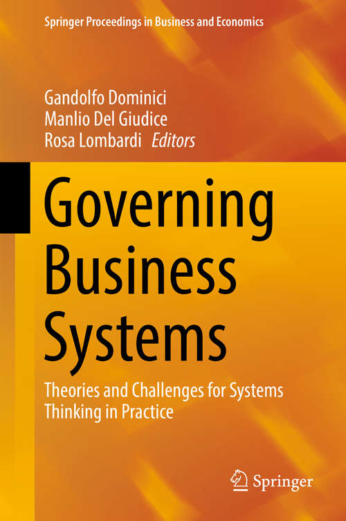 Book cover of Governing Business Systems