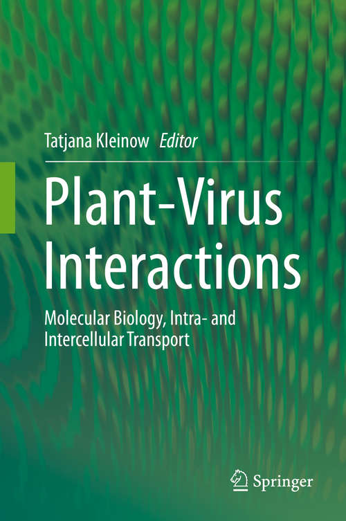 Book cover of Plant-Virus Interactions