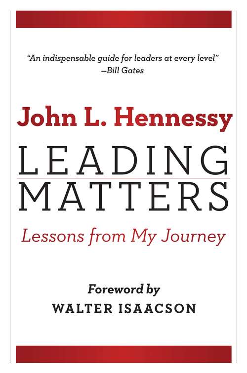 Book cover of Leading Matters: Lessons from My Journey
