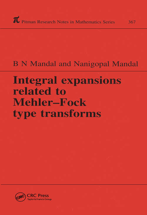 Book cover of Integral Expansions Related to Mehler-Fock Type Transforms