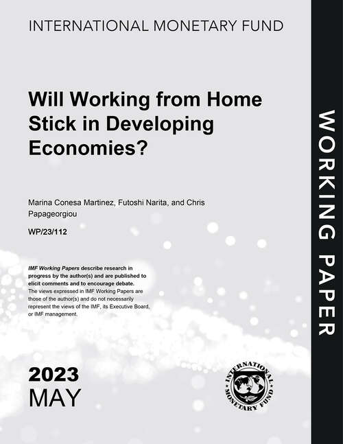 Book cover of Will Working from Home Stick in Developing Economies?