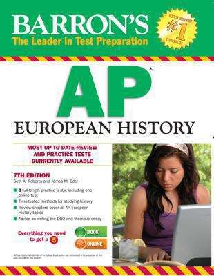 Book cover of Barron's AP European History (7th Edition)