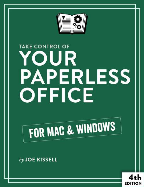 Book cover of Take Control of Your Paperless Office