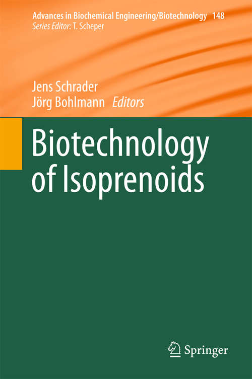Book cover of Biotechnology of Isoprenoids