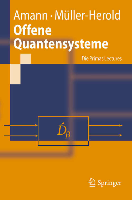 Book cover of Offene Quantensysteme