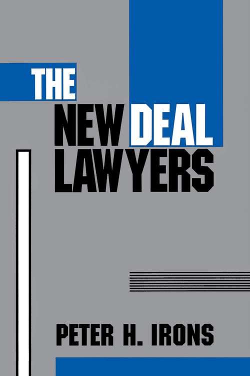 Book cover of The New Deal Lawyers