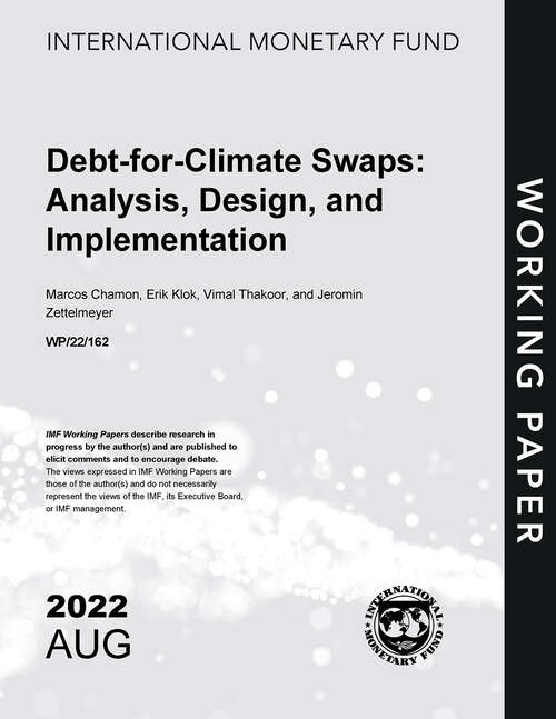 Book cover of Debt-for-Climate Swaps: Analysis, Design, and Implementation