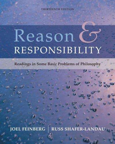 Book cover of Reason and Responsibility: Readings in Some Basic Problems of Philosophy
