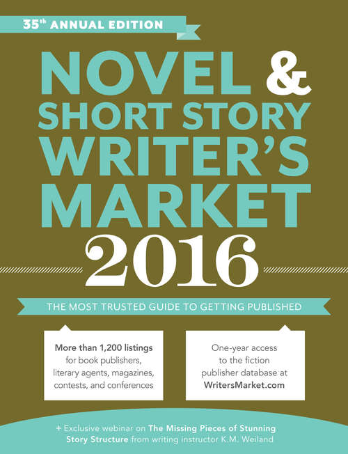 Book cover of Novel & Short Story Writer's Market 2016