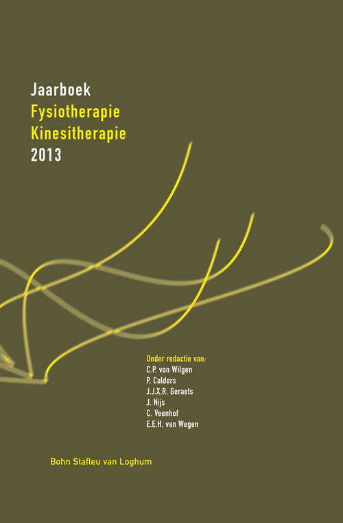 Book cover of Jaarboek Fysiotherapie Kinesitherapie 2014