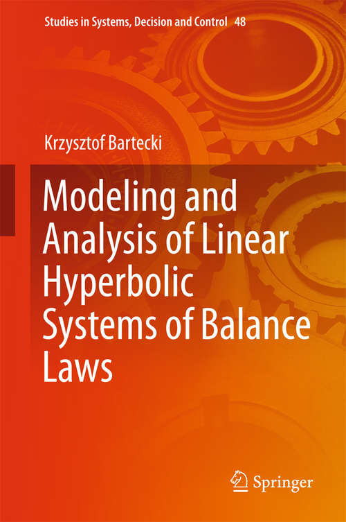 Book cover of Modeling and Analysis of Linear Hyperbolic Systems of Balance Laws