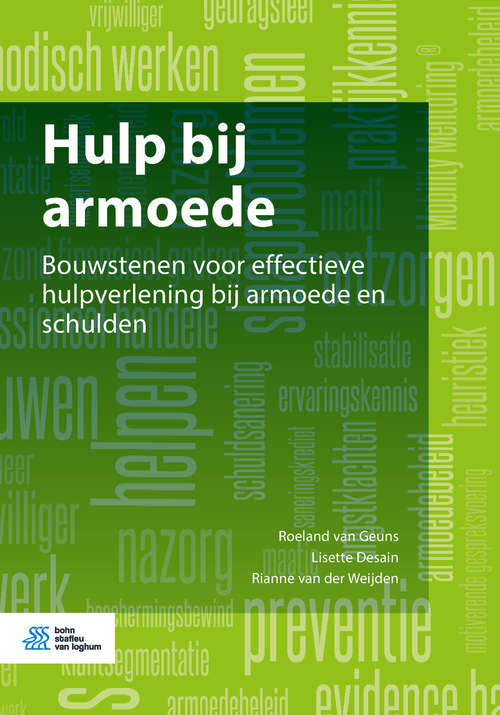 Book cover of Hulp bij armoede: Bouwstenen voor effectieve hulpverlening bij armoede en schulden