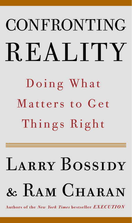 Book cover of Confronting Reality