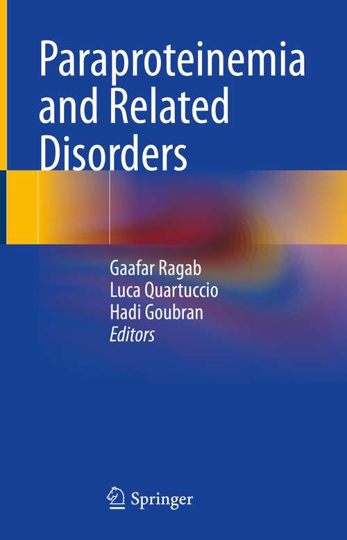 Book cover of Paraproteinemia and Related Disorders (1st ed. 2022)