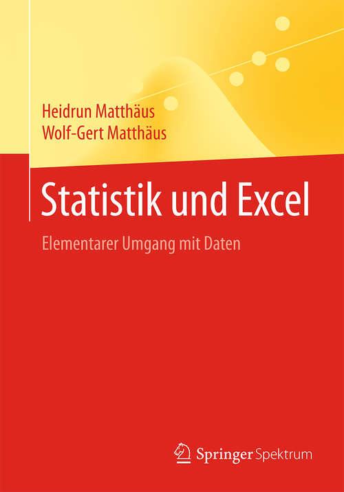 Book cover of Statistik und Excel