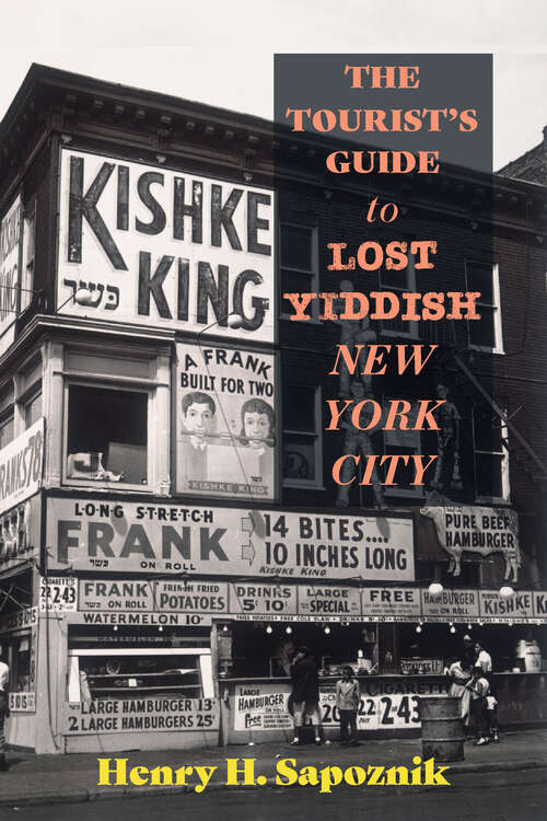 Book cover of The Tourist's Guide to Lost Yiddish New York City (Excelsior Editions)