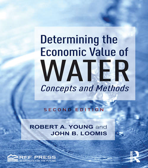 Book cover of Determining the Economic Value of Water: Concepts and Methods (2)