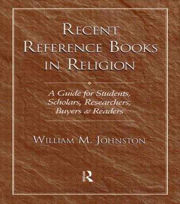 Book cover of Recent Reference Books in Religion (2nd edition)