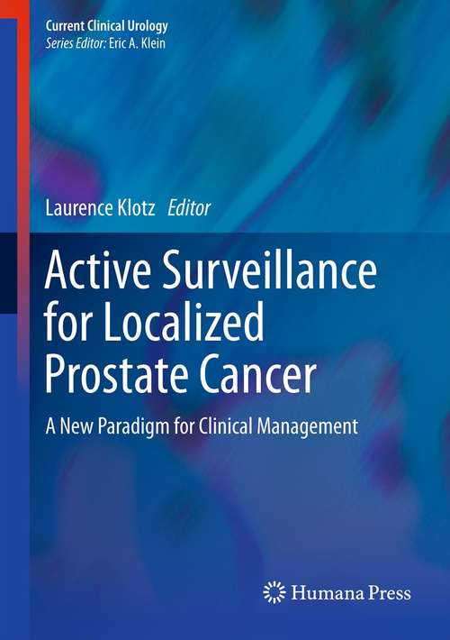 Book cover of Active Surveillance for Localized Prostate Cancer