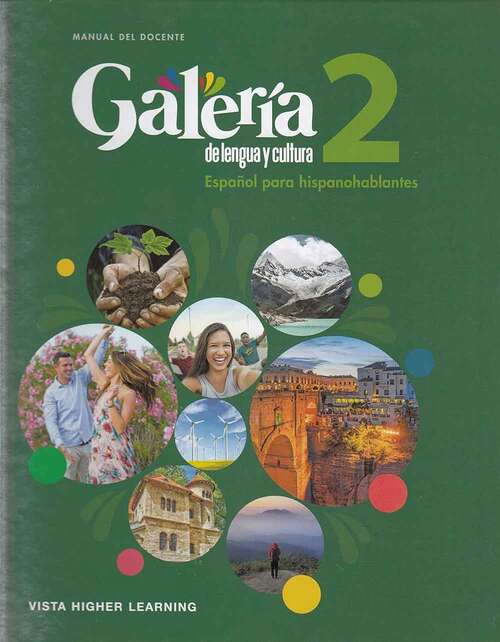 Book cover of Galería de lengua y cultura 2: Español para hispanohablantes