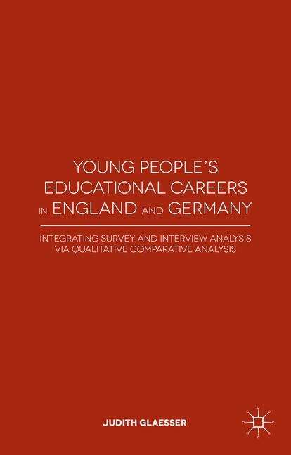 Book cover of Young People’s Educational Careers in England and Germany