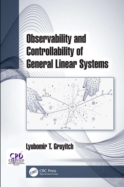 Book cover of Observability and Controllability of General Linear Systems