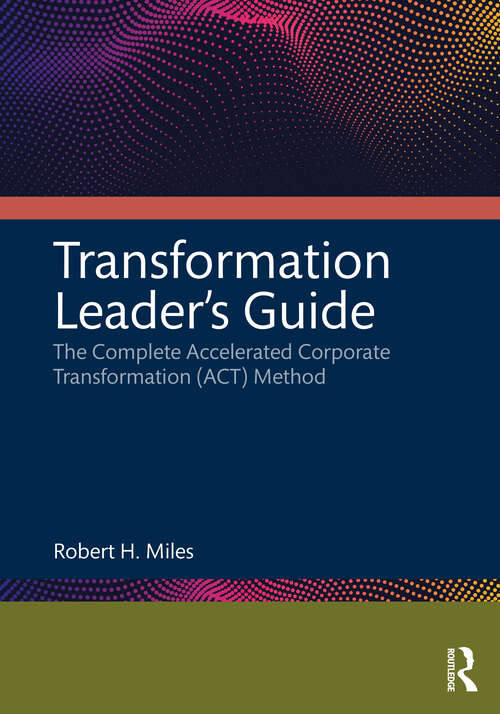 Cover image of Transformation Leader’s Guide