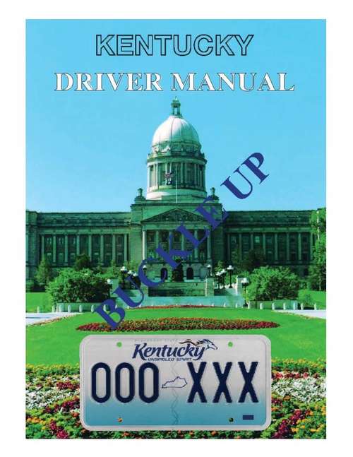 Book cover of Kentucky Driver Manual
