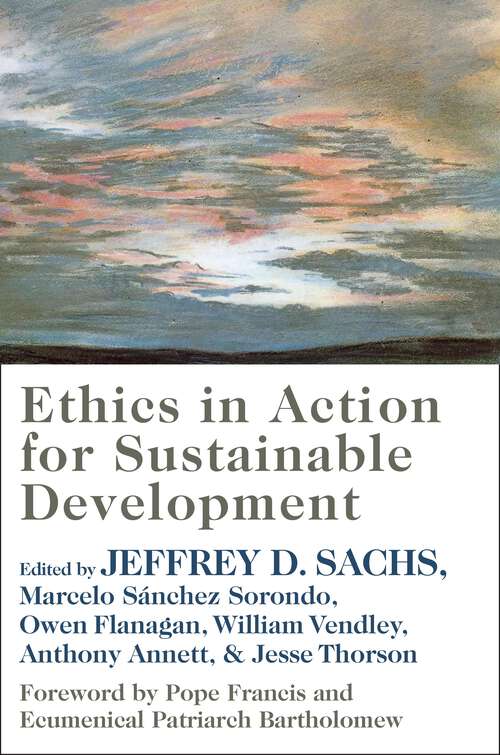 Book cover of Ethics in Action for Sustainable Development