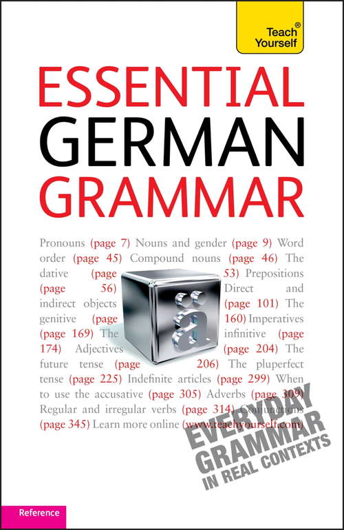 Book cover of Essential German Grammar: Teach Yourself