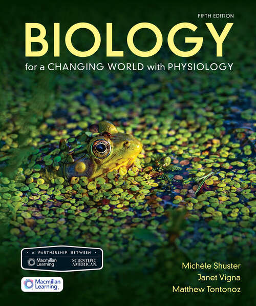 Book cover of Scientific American: Biology for a Changing World with Physiology, 5e