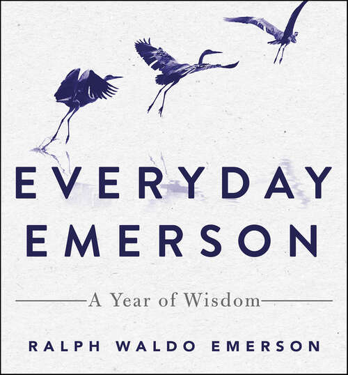 Book cover of Everyday Emerson: A Year of Wisdom