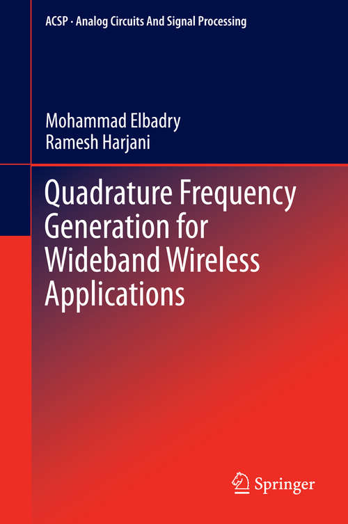 Book cover of Quadrature Frequency Generation for Wideband Wireless Applications