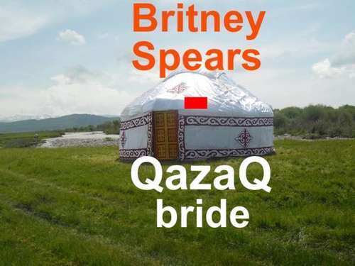 Book cover of Britney Spears, QazaQ Bride